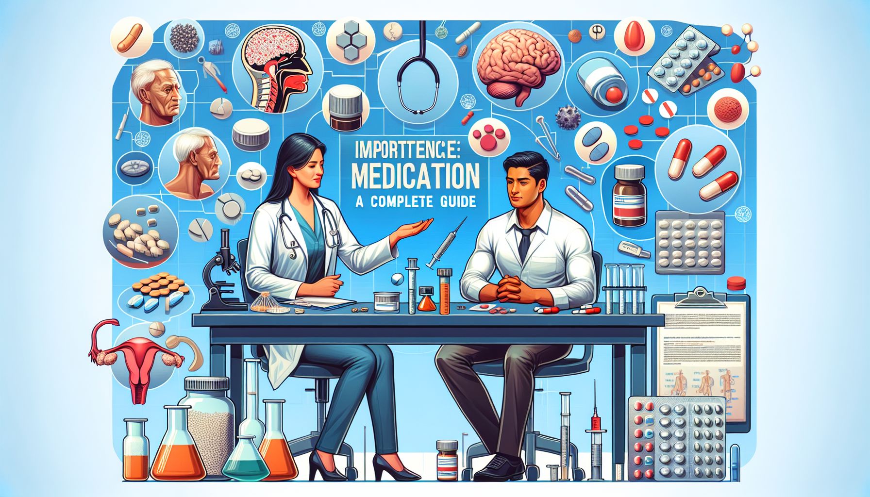 Hombre consultando sobre medicamentos para la impotencia